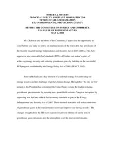 Biofuels / Ethanol fuel / Energy policy / Bioenergy / Liquid fuels / Twenty In Ten / E85 / Renewable fuels / Energy Independence and Security Act / Energy / Sustainability / Environment