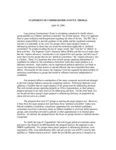 Microsoft Word[removed]STATEMT re Pol Cmtee Rulemaking.doc