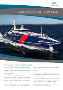 Austal Patrol 58 – Cape Class  CAPE CLASS PATROL BOATS PROJECT