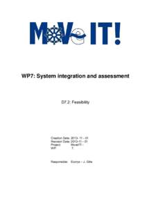 WP7: System integration and assessment