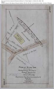 Plan of store lot to be conveyed by Pennsylvania Mining Co. to Federal Supply Co. at Somers No. 2 Mine, 1902 Folder 27 CONSOL Energy Inc. Mine Maps and Records Collection, [removed], AIS[removed], Archives Service Center,