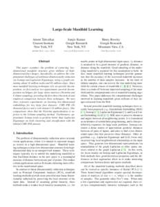 Multivariate statistics / Matrix theory / Singular value decomposition / Dimension reduction / Nonlinear dimensionality reduction / Isomap / Semidefinite embedding / Eigenvalues and eigenvectors / Principal component analysis / Algebra / Mathematics / Linear algebra