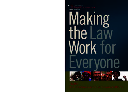 International development / Socioeconomics / Commission on Legal Empowerment of the Poor / United Nations Development Programme / Shomwa Shamapande / Hernando de Soto Polar / Hilde Frafjord Johnson / Madeleine Albright / Empowerment / Poverty / United Nations / Development