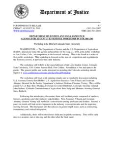 FOR IMMEDIATE RELEASE FRIDAY, AUGUST 20, 2010 WWW.JUSTICE.GOV AT[removed]