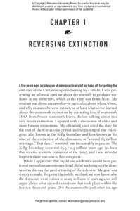 How to Clone a Mammoth: The Science of De-Extinction - Chapter 1