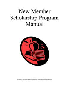 Microsoft Word - New Member Scholarship Program