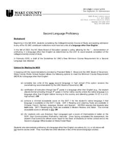 Tom Huffstetler, Sr. Administrator 3600 W AKE FOR EST ROA D P.O. BOX[removed]RALEIGH, NOR TH CAR OLINA[removed]PHO NE: [removed]FAX : [removed]