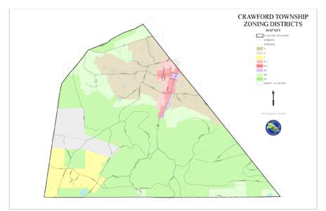 CRAWFORD TOWNSHIP ZONING DISTRICTS MAP KEY