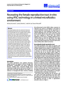 Pelvis / Developmental biology / Stem cells / Endocrine system / Ovary / Induced pluripotent stem cell / Germ cell / Reproductive system / Cellular differentiation / Biology / Anatomy / Female reproductive system