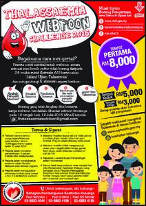 BORANG PENYERTAAN (INDIVIDU) THALASSAEMIA WEBTOON CHALLENGENAMA