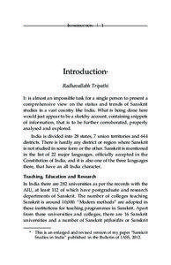 INTRODUCTION | 1  Introduction*