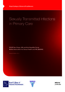 Royal College of General Practitioners  Sexually Transmitted Infections in Primary Care  RCGP Sex, Drugs, HIV and Viral Hepatitis Group