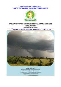 EAST AFRICAN COMMUNITY  LAKE VICTORIA BASIN COMMISSION LAKE VICTORIA ENVIRONMENTAL MANAGEMENT PROJECT II