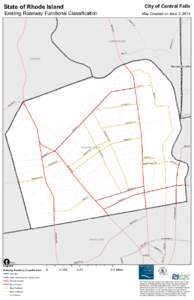 State of Rhode Island  City of Central Falls Existing Roadway Functional Classification