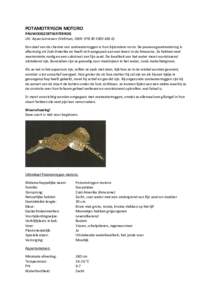 POTAMOTRYGON MOTORO PAUWOOGZOETWATERROG Uit: Aquariumvissen (Veltman, ISBN: ) Een deel van de charme van zoetwaterroggen is hun bijzondere vorm. De pauwoogzoetwaterrog is afkomstig uit Zuid-Amerika en he
