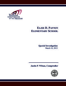      ELZIE D. PATTON ELEMENTARY SCHOOL