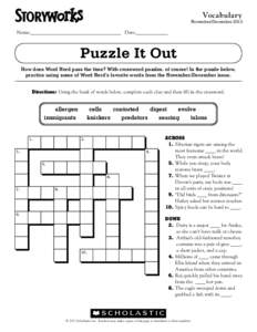Puzzle / Word game / Human behavior / Puzzle video games / Crosswords / Games