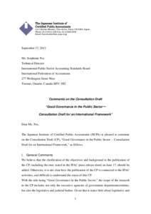 The Japanese Institute of Certified Public Accountants[removed]Kudan-Minami, Chiyoda-ku, Tokyo[removed], Japan Phone: [removed]Fax: [removed]Email: [removed]