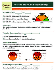 Explaining your kidney test results: A tearpad for clinical use