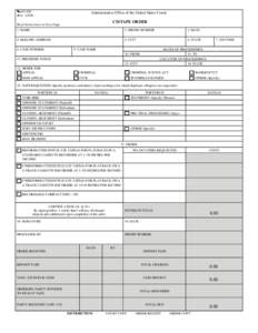 Instructions OAO 436 Administrative Office of the United States Courts  (Rev[removed])