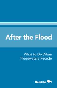 After the Flood What to Do When Floodwaters Recede After the Flood During a flood, all your energies are directed towards saving