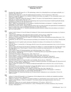 Group Health Research Institute Bibliography[removed]