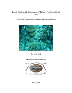 Rapid Ecological Assessment for Yap, Ngulu, and Ulithi
