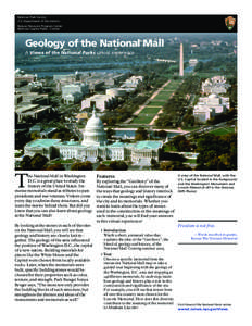 National Park Service U.S. Department of the Interior Natural Resource Program Center National Capital Parks - Central  Geology of the National Mall