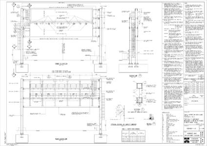 GANTRY SPAN (S)  A THE SPACING BETWEEN THE CHORDS SHALL BE DETERMINED BY THE ENGINEER TO SUIT THE