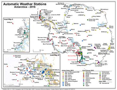 Automatic Weather Stations  Ekstrom & Ekstrom Shelf Ice ( Halvfarryggen !