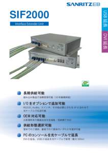 USB 延長  SIF2000 Interface Extender Unit  DVI 延長