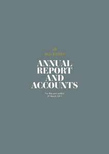 ANNUAL REPORT AND ACCOUNTS For the year ended 31 March 2011