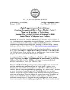 Massachusetts / Mayors of Boston /  Massachusetts / Emerald Necklace / Jamaica Plain /  Boston / Neighborhoods in Boston /  Massachusetts / Streetcar suburbs / Jamaicaway / James Michael Curley / Jamaica Plain / Curly / Boston City Hall / Boston