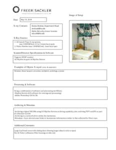 Image of Setup Date May 14, 2014  X-ray Contacts