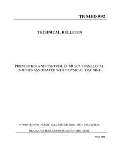 MUSCULOSKELETAL INJURY CONTROL WITH PHYSICAL TRAINING