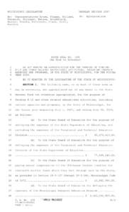 MISSISSIPPI LEGISLATURE  REGULAR SESSION 2007 By: Representatives Brown, Flaggs, Holland, Peranich, Stringer, Watson, Broomfield,