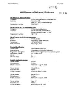 Interventional Workspot  Page 16 of[removed]k) Summary of Safety and Effectiveness