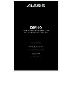 DM10 Quickstart Guide - RevB