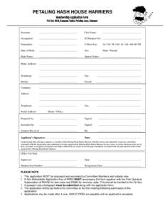 Microsoft Word - New Membership Forms