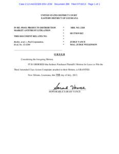 Proposed Order to File Third Amended Complaint[removed]PDF