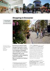 Doncaster Visitor Guide - Shopping and Markets