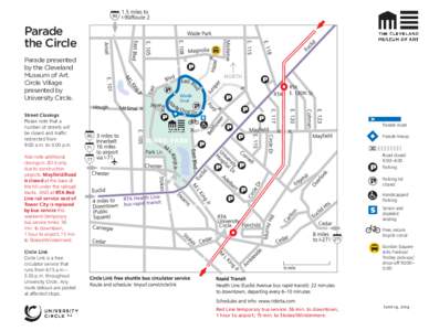 RTA Rapid Transit / Red Line / University Circle / Greater Cleveland Regional Transit Authority / Cleveland / Ohio / Transportation in the United States / Cleveland RTA