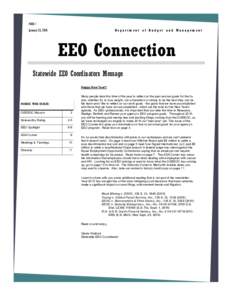 EEOC Connection Newsletter - January 2016