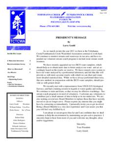 TCTCWA[removed]Newsletter