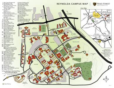 REYNOLDA CAMPUS MAP  W ak  he