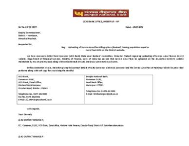 Punjab National Bank / Nadaun / Hamirpur / Bhota / Patial / Hamirpur /  Himachal Pradesh / States and territories of India / Himachal Pradesh