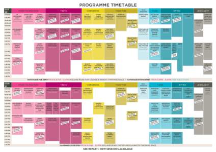 PROGRAMME TIMETABLE SATAM 9.30 AMAM