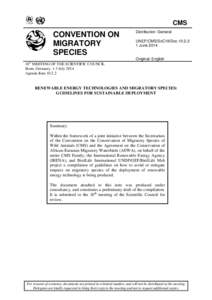 CMS  CONVENTION ON MIGRATORY SPECIES