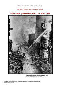 Exeter / Baedeker Blitz / The Exeter Blitz / Baedeker / Exeter Cathedral / Local government in England / Devon / South West England