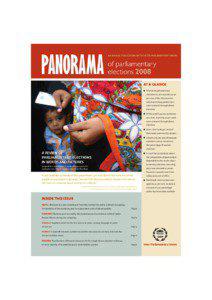 PANORAMA  AN ANNUAL PUBLICATION OF THE INTER-PARLIAMENTARY UNION